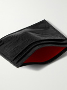 Christian Louboutin - Logo-Appliquéd Lizard-Effect Glossed-Leather Cardholder