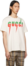 Gucci Off-White Blade Print T-Shirt