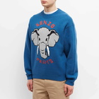 Kenzo Paris Men's Pixel Elephant Jumper in Cyan