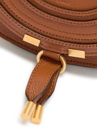 Chloe Marcie Small Grained Leather Saddle bag - Tan - One Size