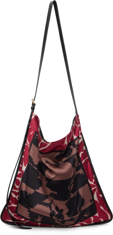 Photo: Dries Van Noten Multicolor Small Scarf Tote