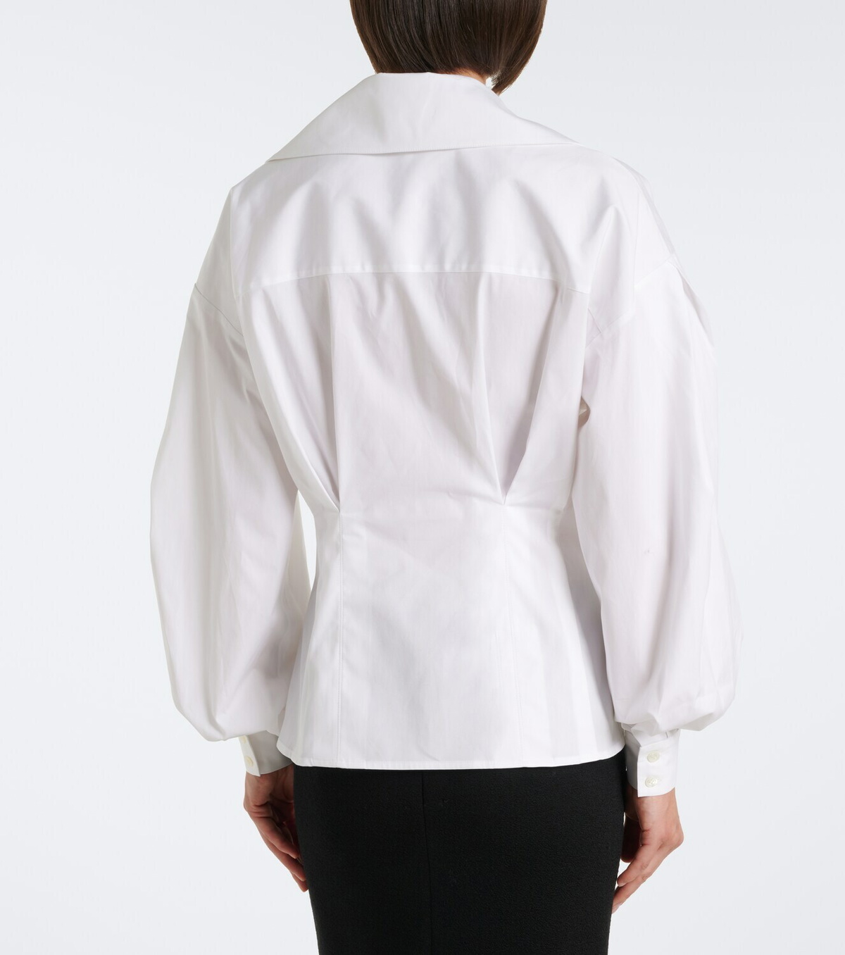 Carolina Herrera Cotton-blend poplin shirt