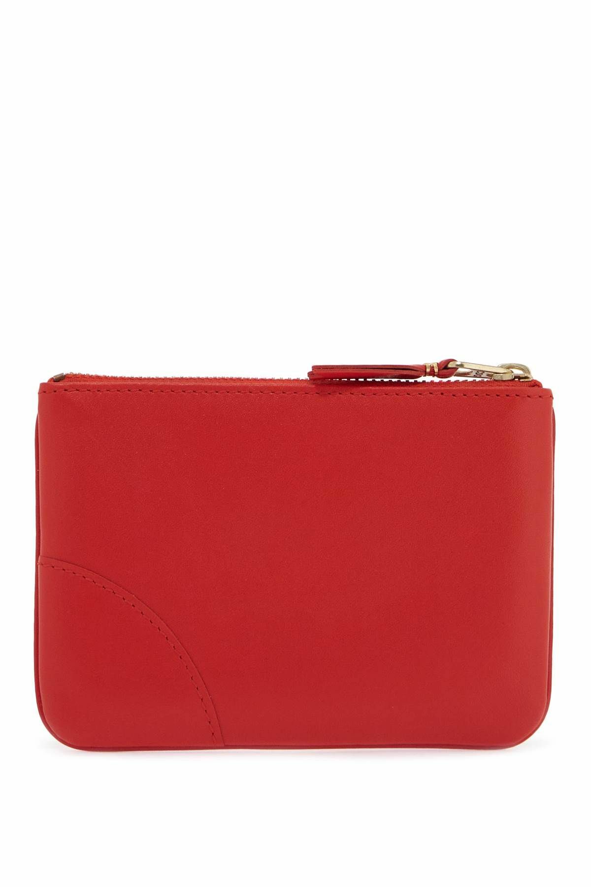 COMME DES GARCONS WALLET small smooth leather pouch Orange