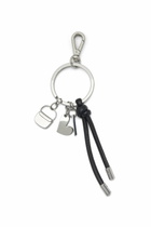 Diesel Keyring charm with heart and bag pendants - Charms and Keyrings Womens in Silver