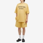 Fear of God ESSENTIALS Men's Heavy Crewneck T-Shirt in Amber