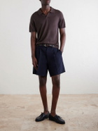 Onia - Merino Wool Polo Shirt - Brown