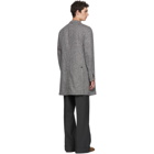 Thom Browne Grey Unstructured Classic Chesterfield Coat