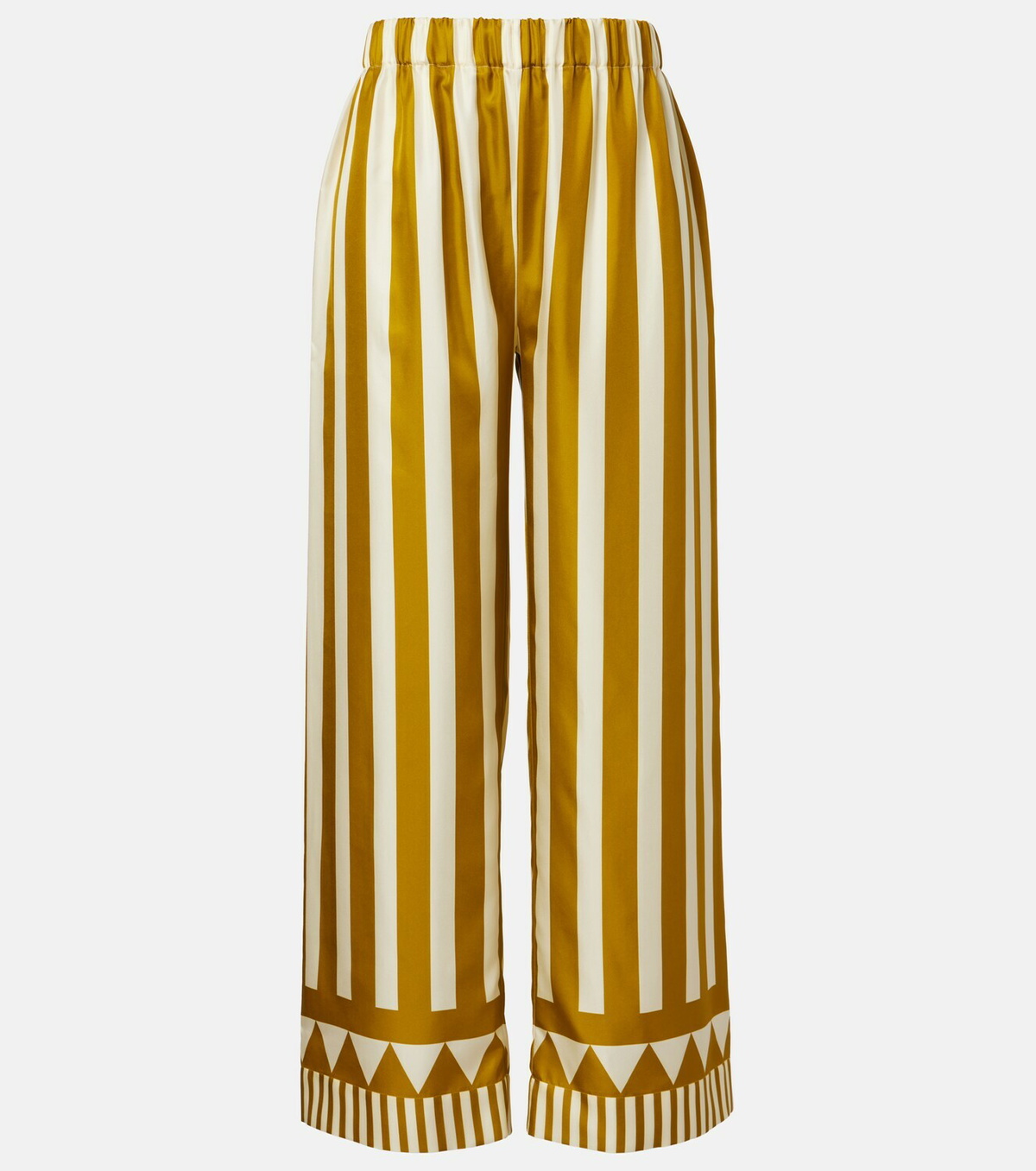 Eres Pacha striped silk twill palazzo pants