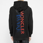 Moncler Men's Genius 1952 x Awake Back Print Hoody in Black