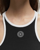 Sporty & Rich Srhwc Ribbed Tank Black - Womens - Tops & Tanks