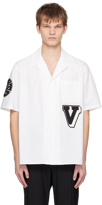 Photo: Valentino White Beaded Shirt