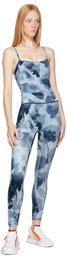 Fendi Blue Floral Leggings