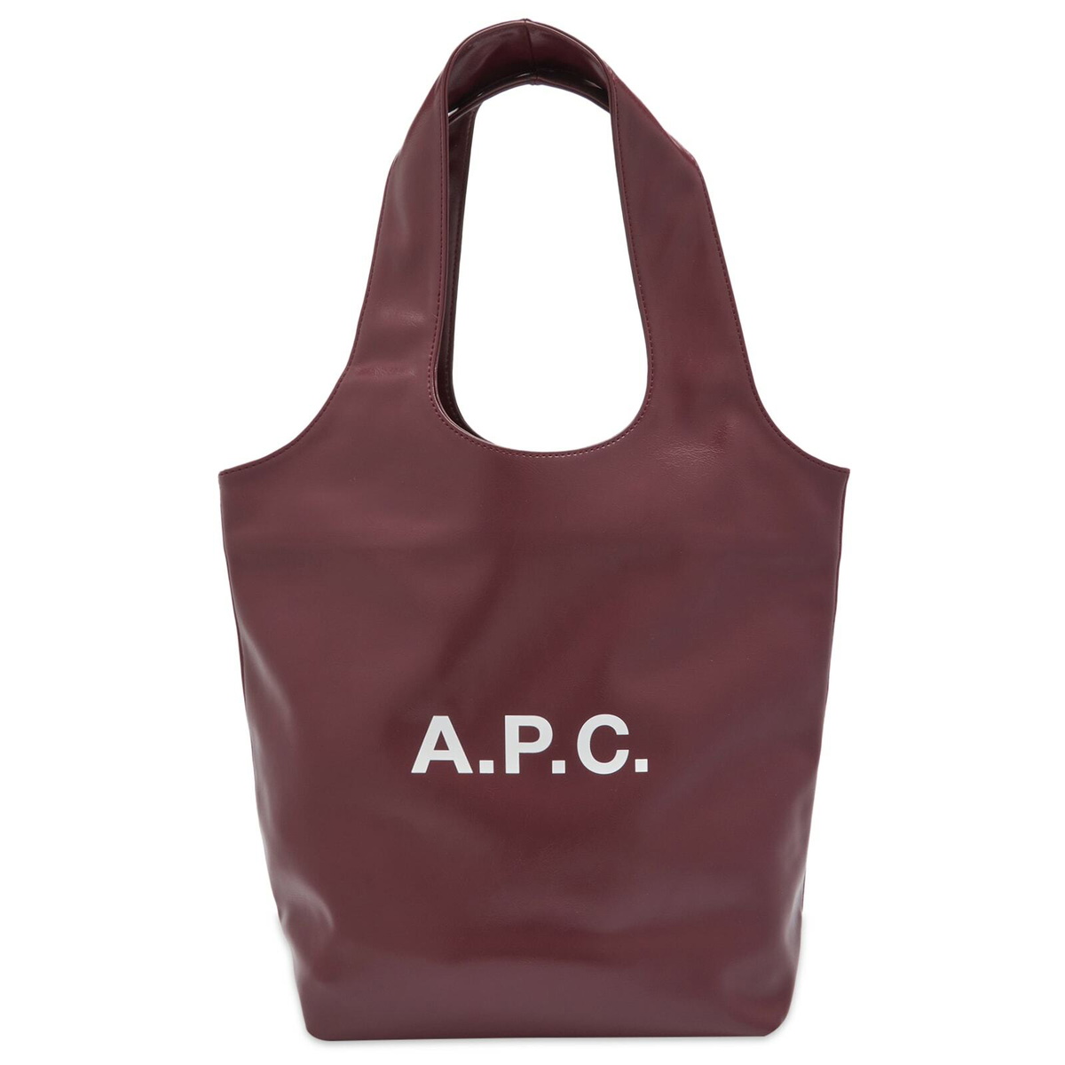 A.P.C. Women's A.P.C Ninon Small Tote in Gac Burgundy A.P.C.