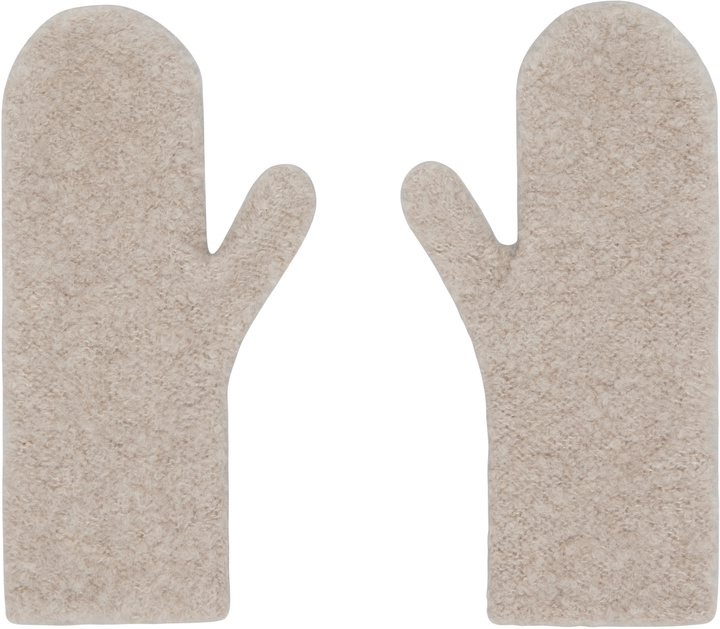 Photo: The Row Beige Ladislas Mittens
