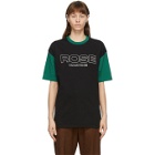 Martine Rose Black and Green Berghain T-Shirt