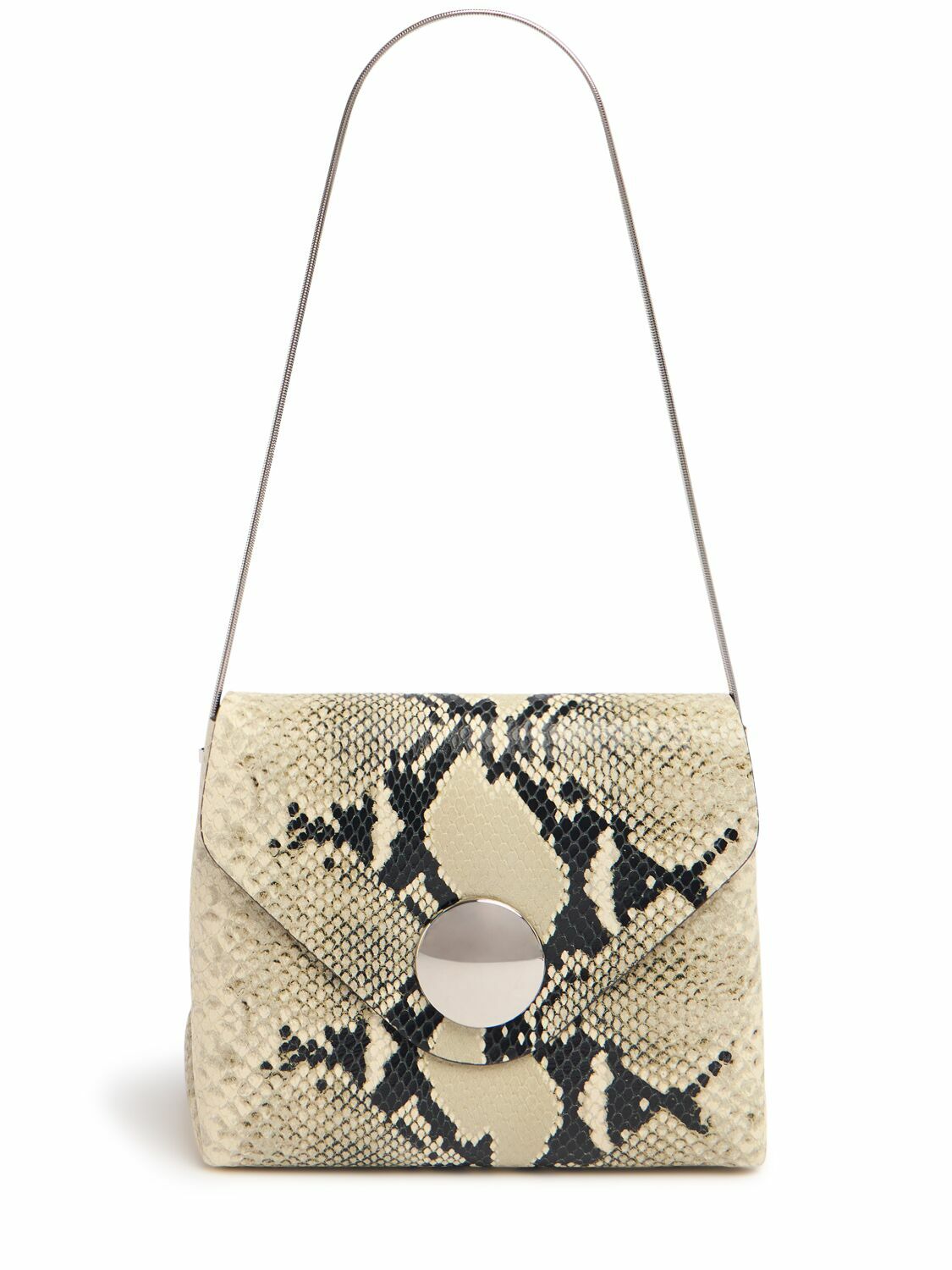 KHAITE Bobbi Python Embossed Leather Bag