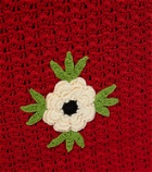 Bode Winchester Rose appliqué crochet tote bag