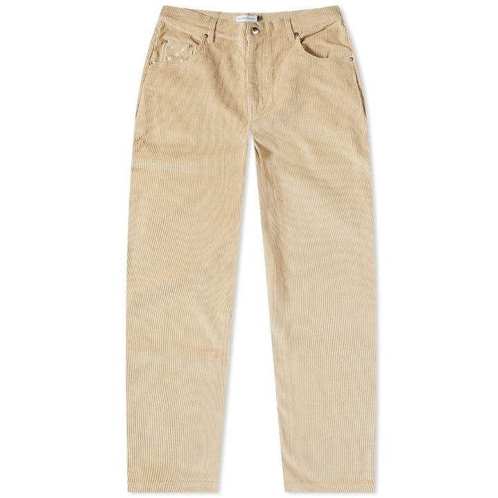 Photo: Pop Trading Company Men's DRS Cord Pant in White Pepper