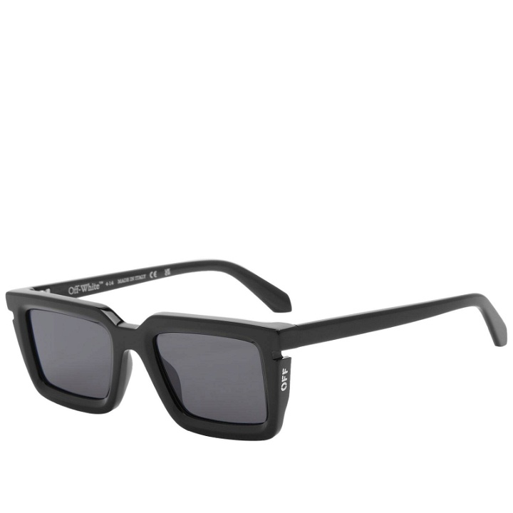 Photo: Off-White Sunglasses Off-White Tuscon Sunglasses in Black/Dark Grey 