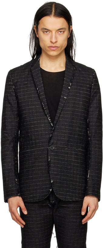 Photo: Label Under Construction Black Formal Blazer