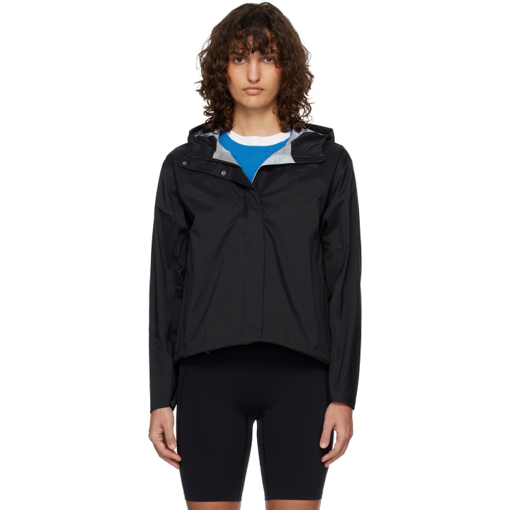 Photo: The North Face Black Voyage Rain 3L Hooded Rain Jacket