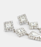 Alessandra Rich Crystal-embellished clip-on earrings