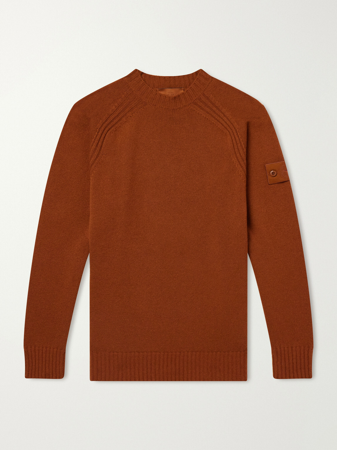 Stone Island - STONE ISLAND GHOST Cashmere Sweater - Orange