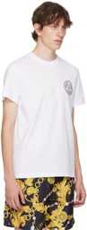 Versace Jeans Couture White V-Emblem T-Shirt