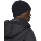 Stone Island Navy Wool Beanie