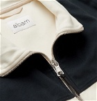 Albam - Canvas-Panelled Fleece Jacket - Neutrals