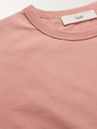 SÉFR - Luca Cotton-Blend Jersey T-shirt - Pink