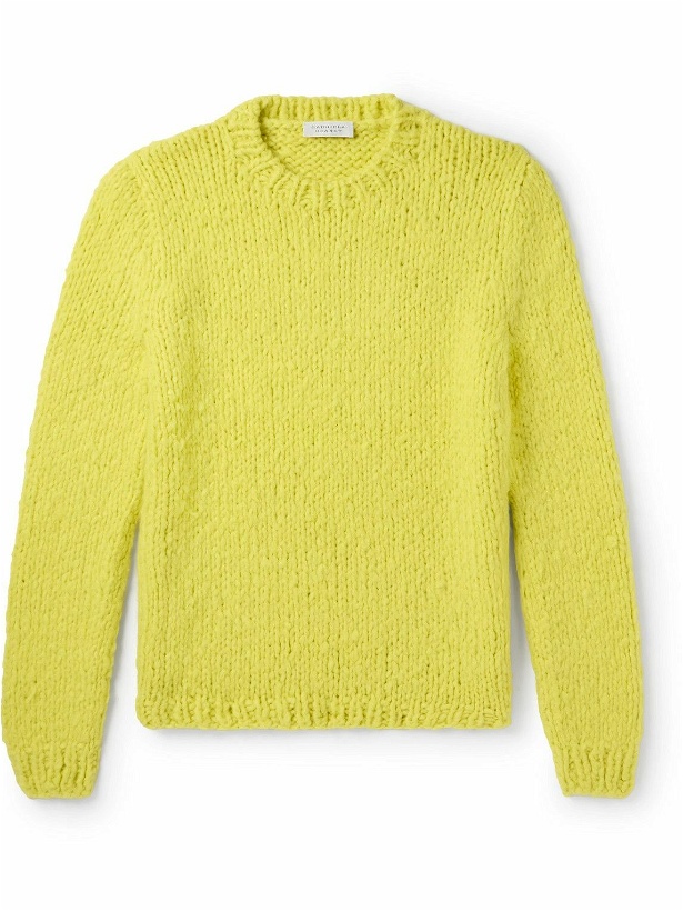 Photo: Gabriela Hearst - Lawrence Brushed Cashmere Sweater - Yellow