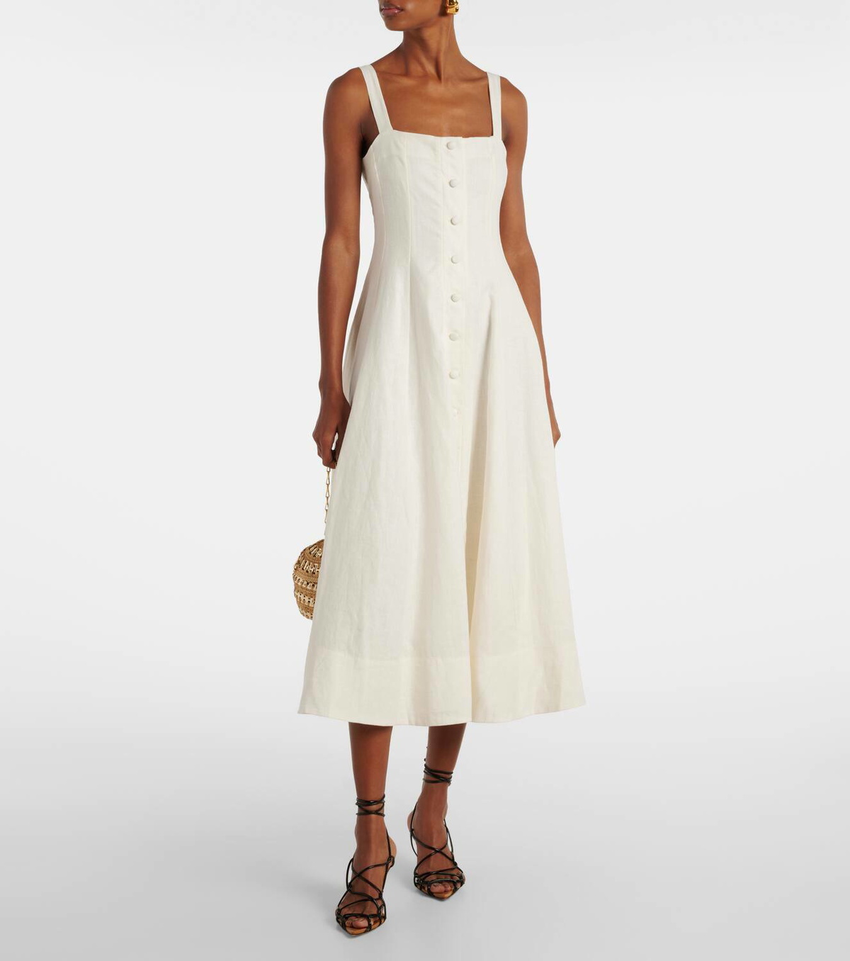 Faithfull Midi Dress New Anthropologie X Faithfull Ruffle-Neck Floral Midi Dress $240 Faithfull Midi Dress New Anthropologie X Faithfull Ruffle-Neck Floral Midi Dress $240
