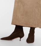 Aquazzura Montmartre 50 suede ankle boots