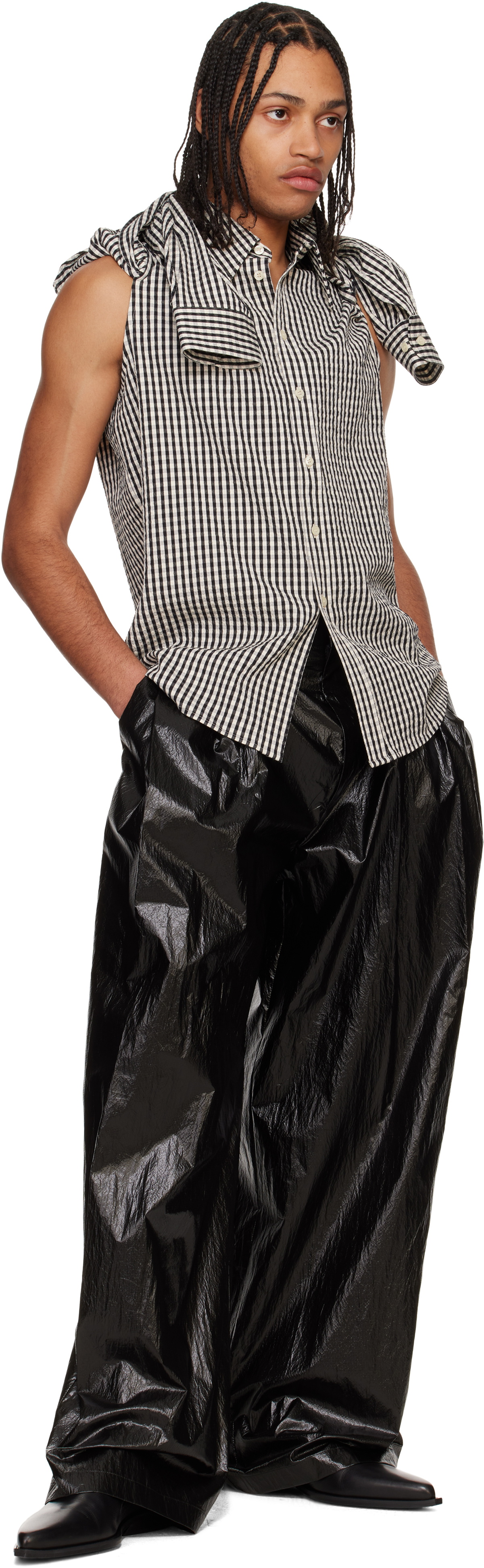 Walter Van Beirendonck Black & White Wings Shirt
