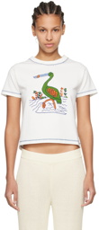 Bode Off-White Heron T-Shirt