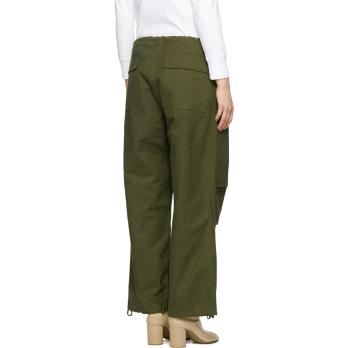 Chimala Green Drawstring Cover Trousers