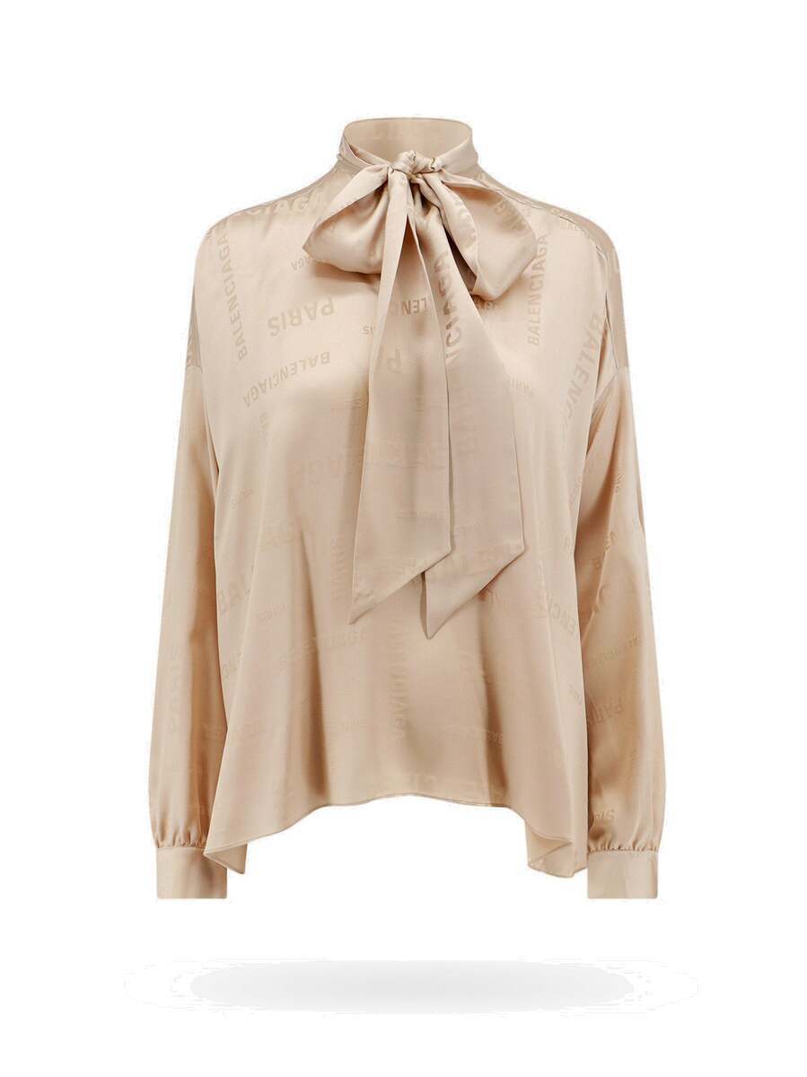 Balenciaga Shirt Beige Womens Balenciaga