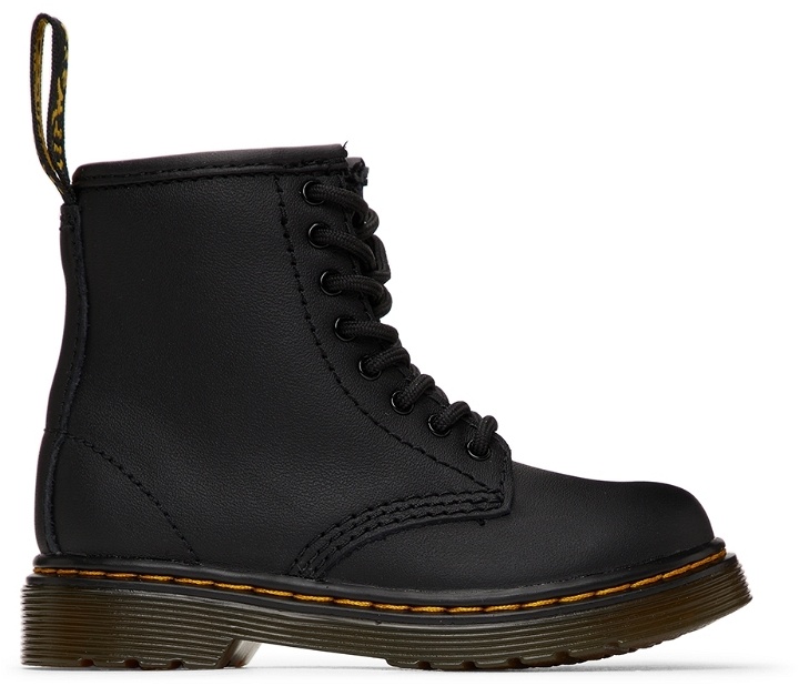 Photo: Dr. Martens Baby Black 1460 Softy T Boots