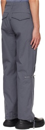 Dion Lee Gray Hiking Cord Cargo Pants