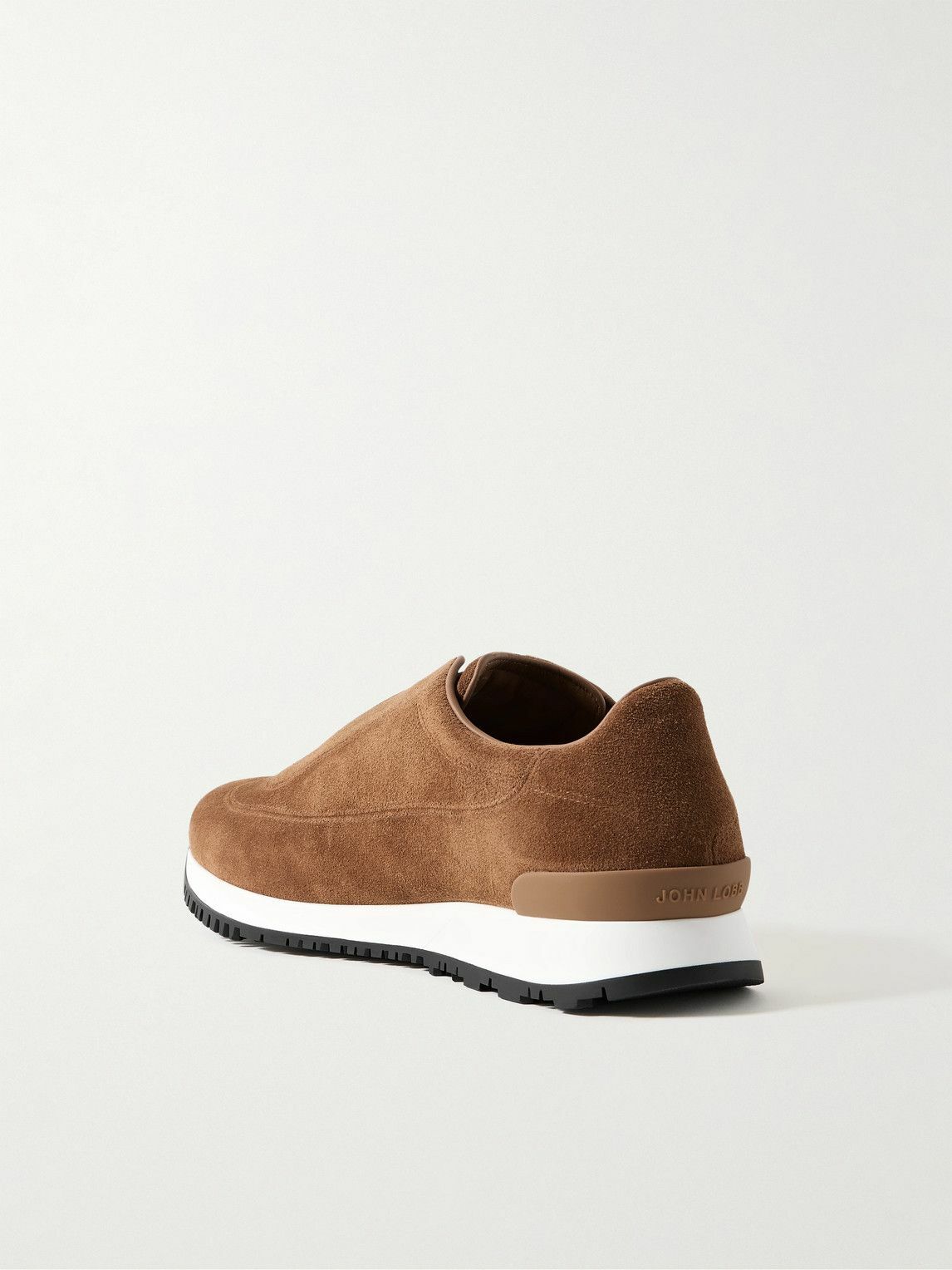 John Lobb - Lift Suede Slip-On Sneakers - Brown