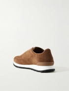 John Lobb - Lift Suede Slip-On Sneakers - Brown