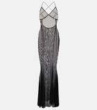 Norma Kamali Mesh gown