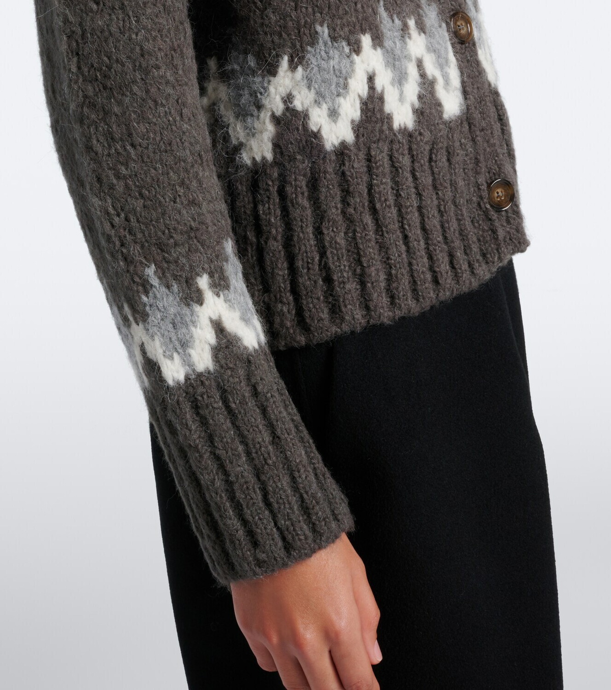 Veronica Beard Christina Fair Isle cardigan