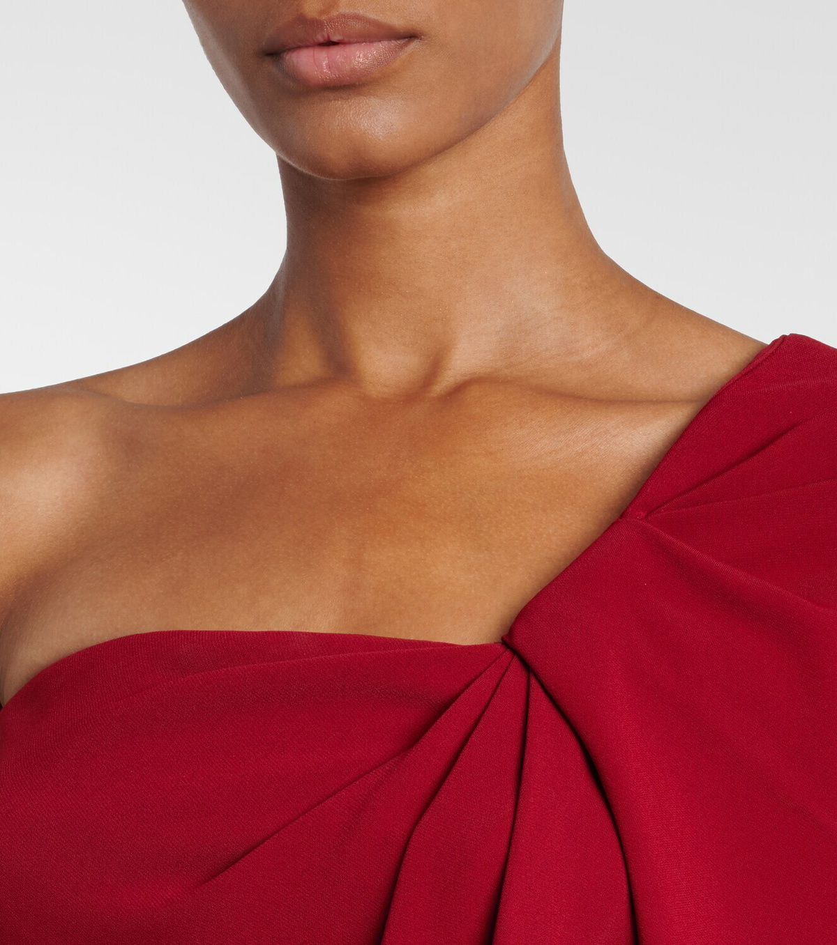 Givenchy Asymmetric caped maxi dress
