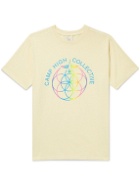 Camp High - Logo-Print Cotton-Jersey T-Shirt - Neutrals