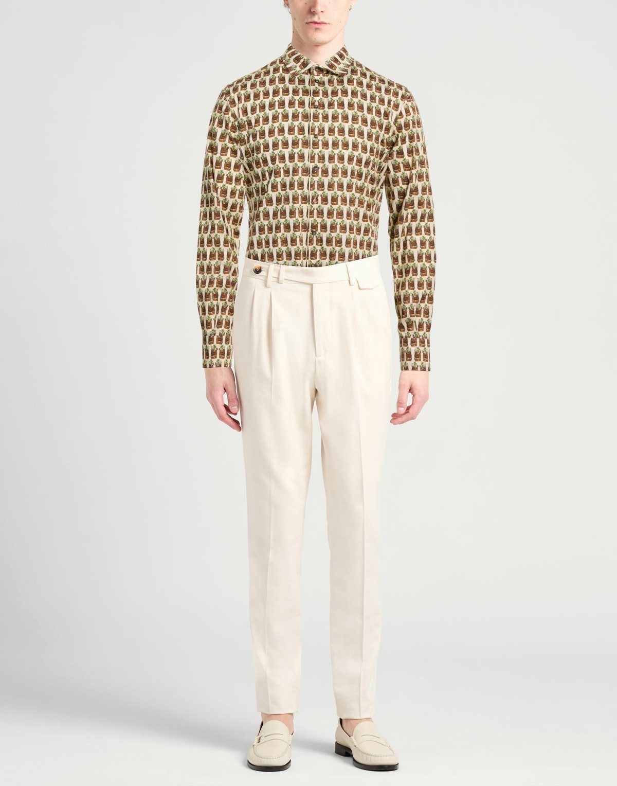 Dolce & gabbana Mens Shirt in Beige