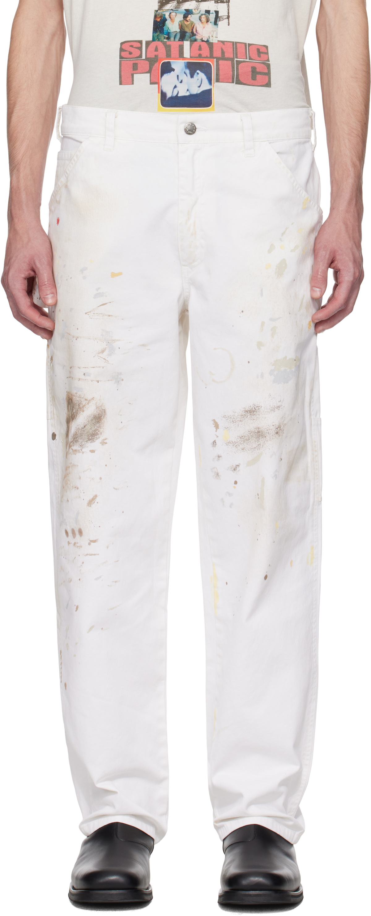 PALY Off-White Spells Painter Trousers PALY