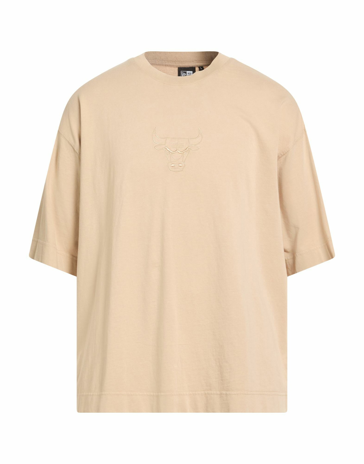 New Era Mens T-shirt in Beige