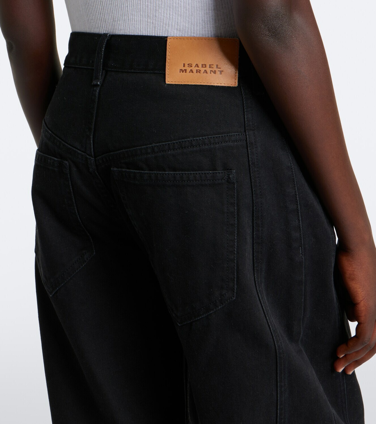 Isabel Marant Oriane barrel-leg jeans